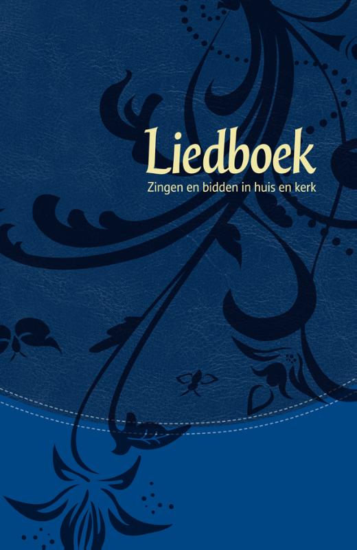 Liedboek – blauw kunstleer