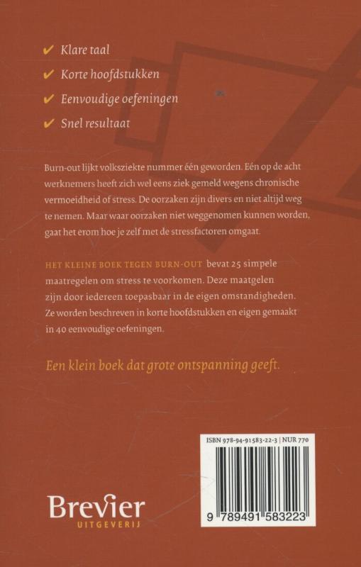 Het kleine boek tegen burn-out