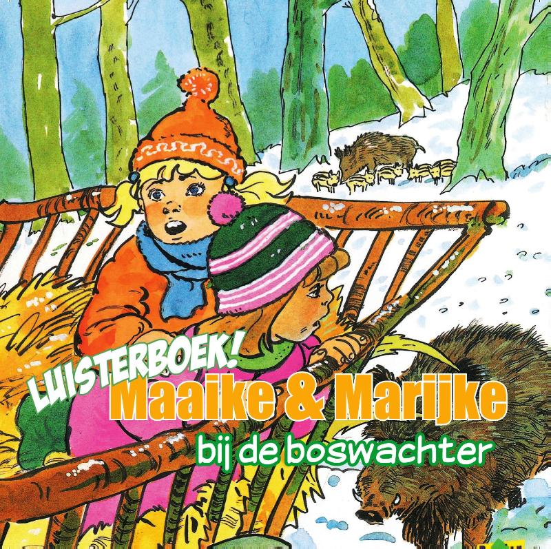 Maaike en Marijke bij de boswachter