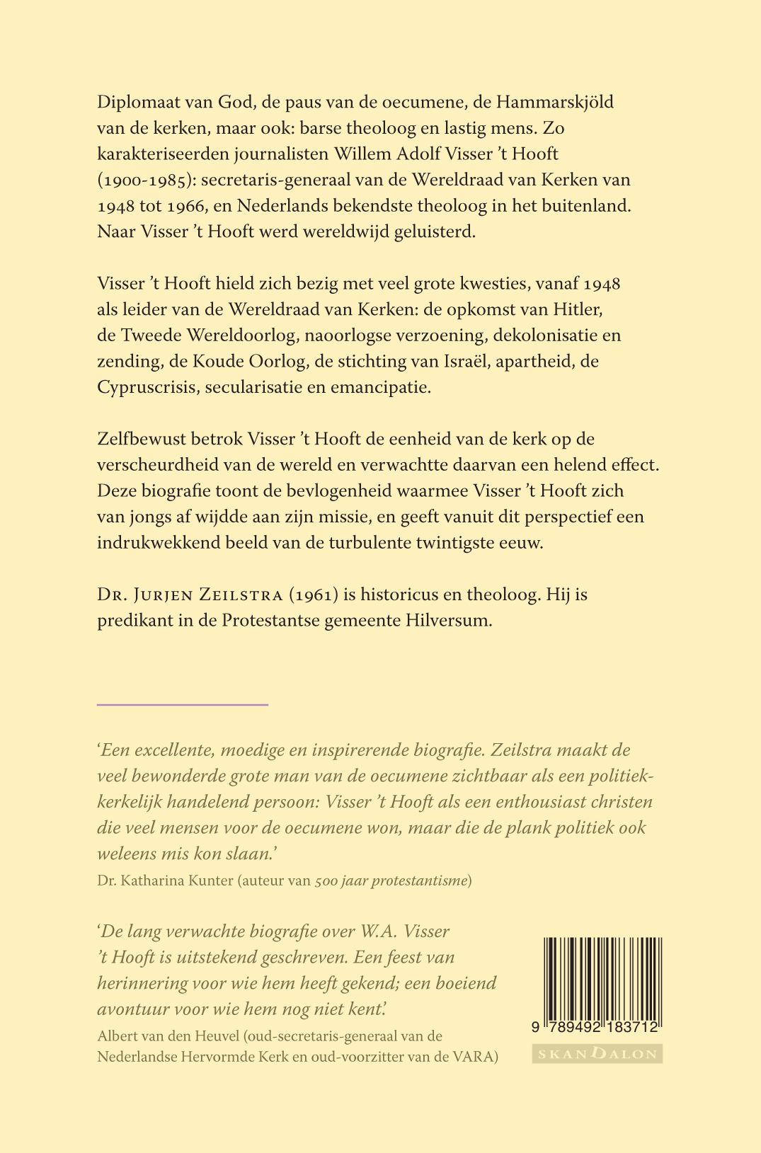 Visser ’t Hooft – Biografie