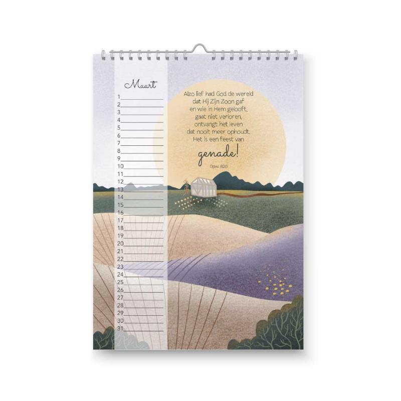 Verjaardagskalender Marjoleins Creations