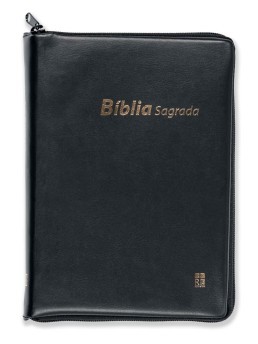 Portugese – Biblia preta zipper