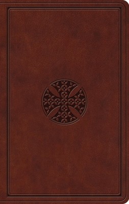 ESV Value Thinline Bible (Trutone, Brown, Mosaic Cross Design)