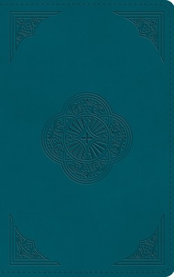 ESV Thinline Bible, Red Letter (Trutone, Deep Teal, Rotunda Design)